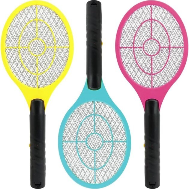 Raquette Électrique Anti-Insectes SWAT – Élimination rapide et sans produits chimiques