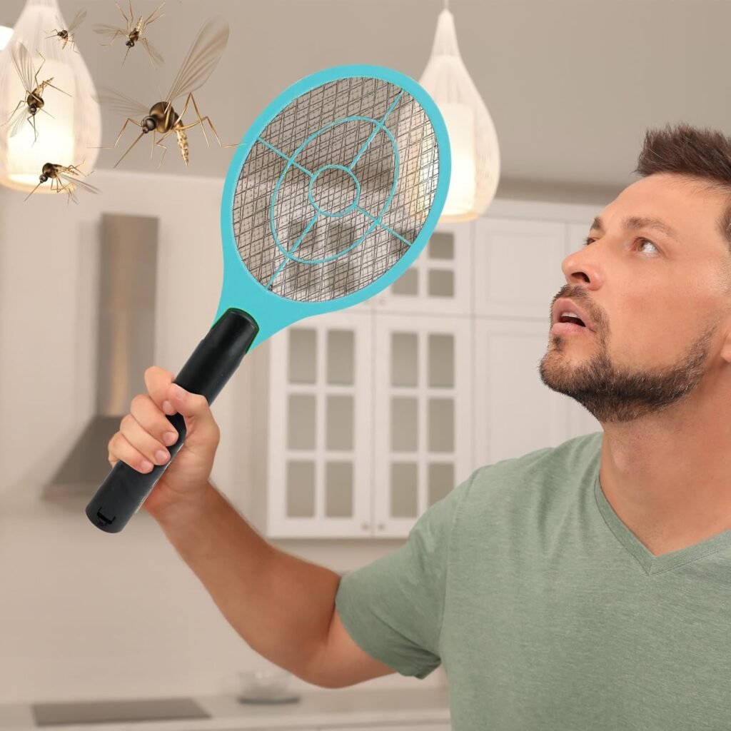 Raquette Électrique Anti-Insectes SWAT – Élimination rapide et sans produits chimiques