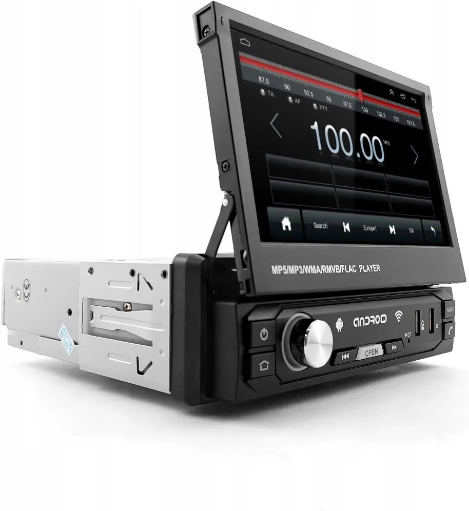 DVD Lecteur MP5 de Contrôle Central Rétractable pour Voiture – Multimédia intelligent et design moderne