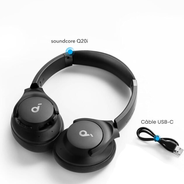 Casque Sans Fil Anker Q20i – Immersion totale avec réduction de bruit active