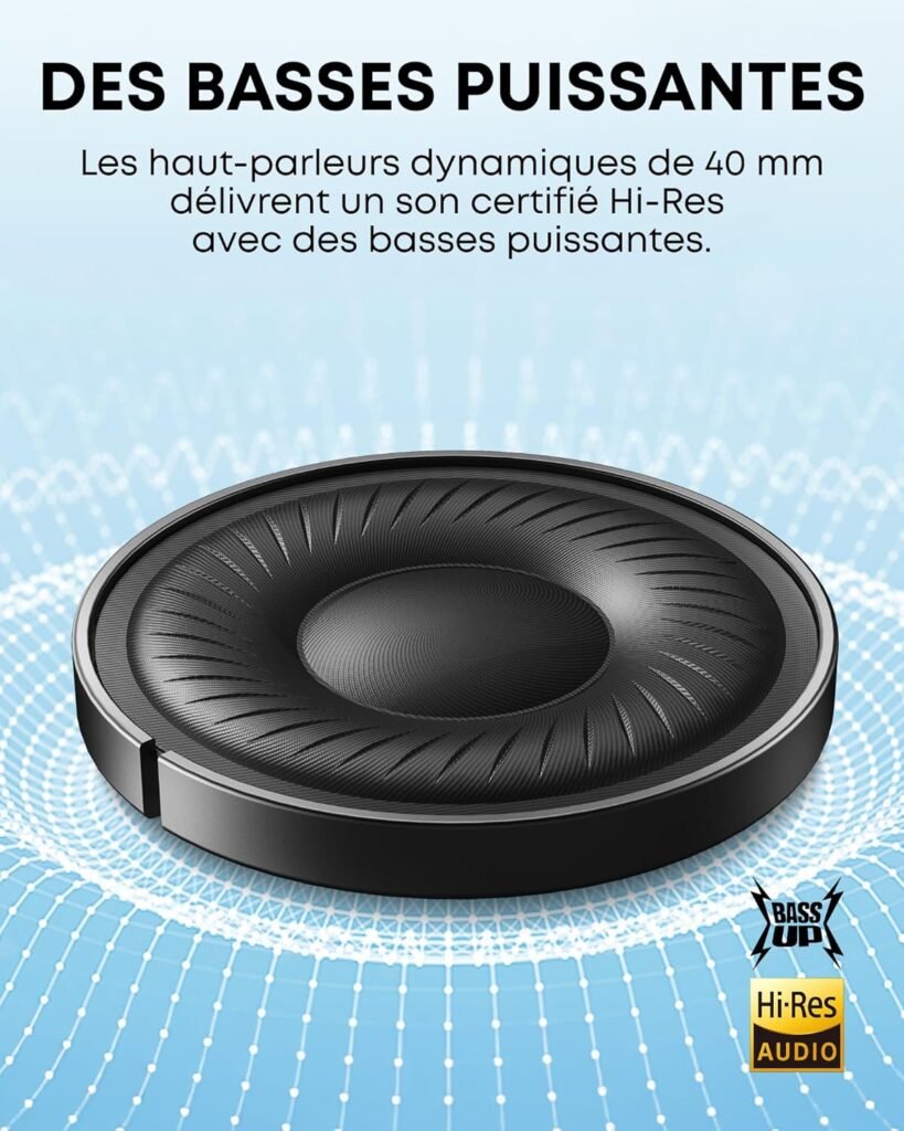 Casque Sans Fil Anker Q20i – Immersion totale avec réduction de bruit active