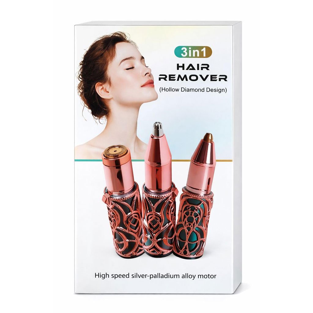 Épilateur Facial et Sourcils Rechargeable 3-en-1 – Soin précis et douceur au quotidien