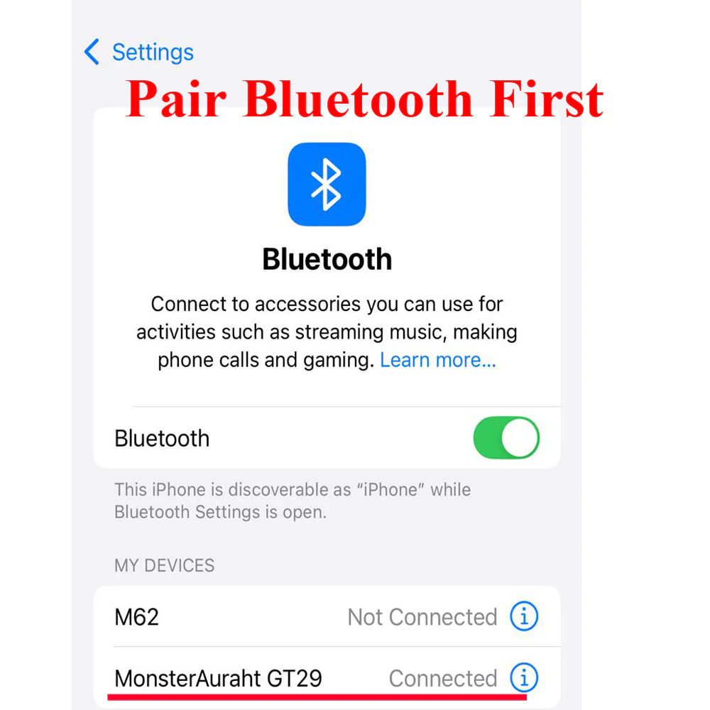 Écouteurs Sans Fil Monster Aura Fit GT29 – Liberté, confort et traduction intelligente