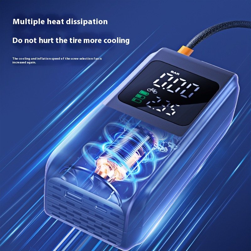 Gonfleur de Pneus Portable Sans Fil MK-330 – Puissance et sécurité à portée de main