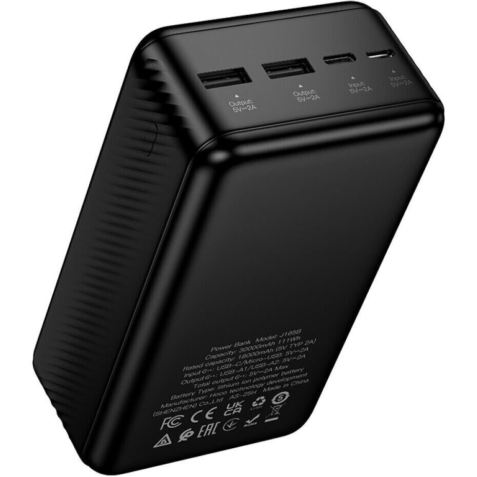 Power Bank Hoco J165B 30000mAh – Énergie massive pour tous vos appareils