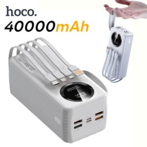 Power Bank Hoco J-005 Premium 40000mAh – Énergie maximale partout avec vous
