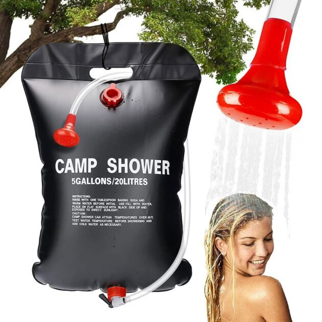 Sac de Douche Solaire Portable 20L – Douche chaude partout en plein air