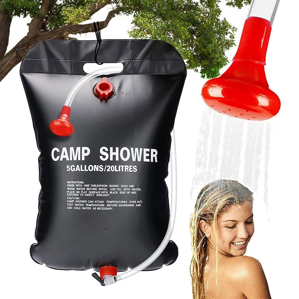Sac de Douche Solaire Portable 20L – Douche chaude partout en plein air