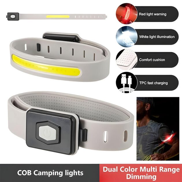 Brassard Lumineux LED Rechargeable – Sécurité et visibilité pour vos activités nocturnes