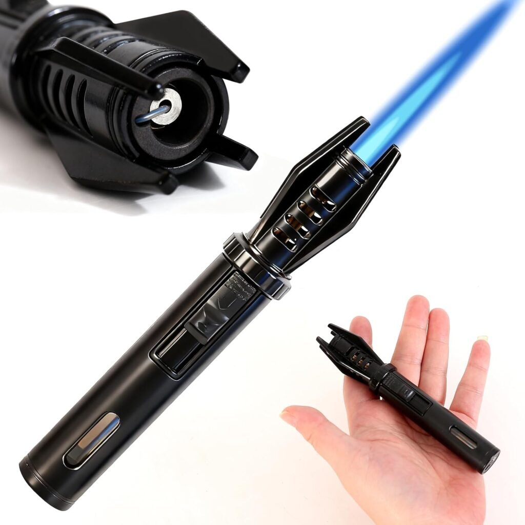 Mini Briquet Torche Professionnel à Jet Flamme – Puissance et précision même par vent fort