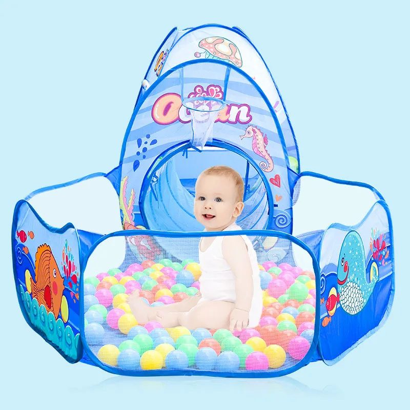 Tente de Jeu et Tunnel 3-en-1 pour Enfants – Aire de jeu complète et amusante