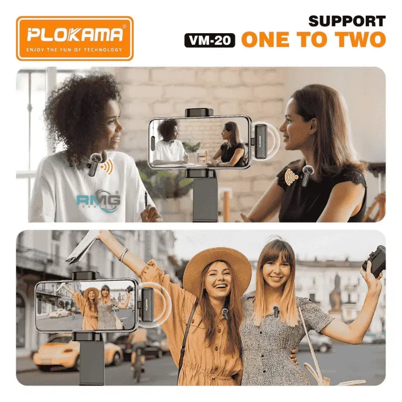Microphone Cravate Sans Fil Plokama VM-20 – Un son professionnel sans limites