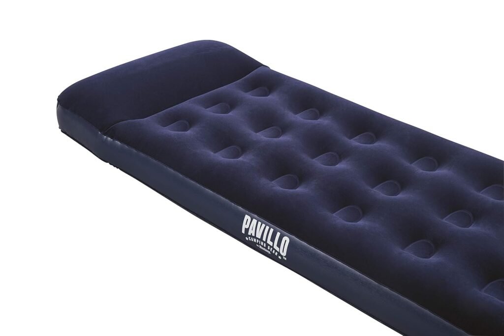 Matelas Gonflable avec Pompe à Pied Intégrée – Confort pratique pour camping et voyage