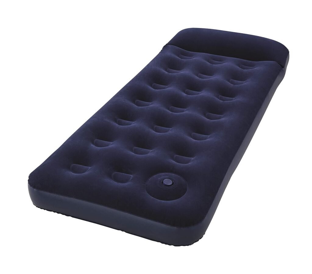 Matelas Gonflable avec Pompe à Pied Intégrée – Confort pratique pour camping et voyage