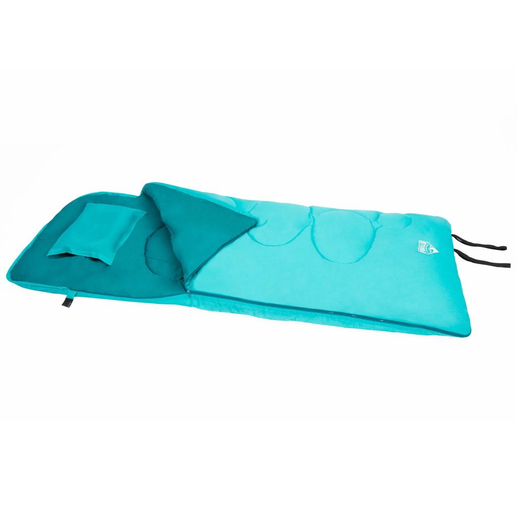 Pavillo Sac de Couchage avec Oreiller Gonflable Bestway 68101 – Sac de couchage confortable pour camping