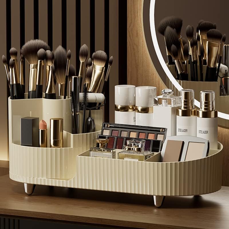 Organisateur de Maquillage Rotatif 360° – Rangement élégant et pratique
