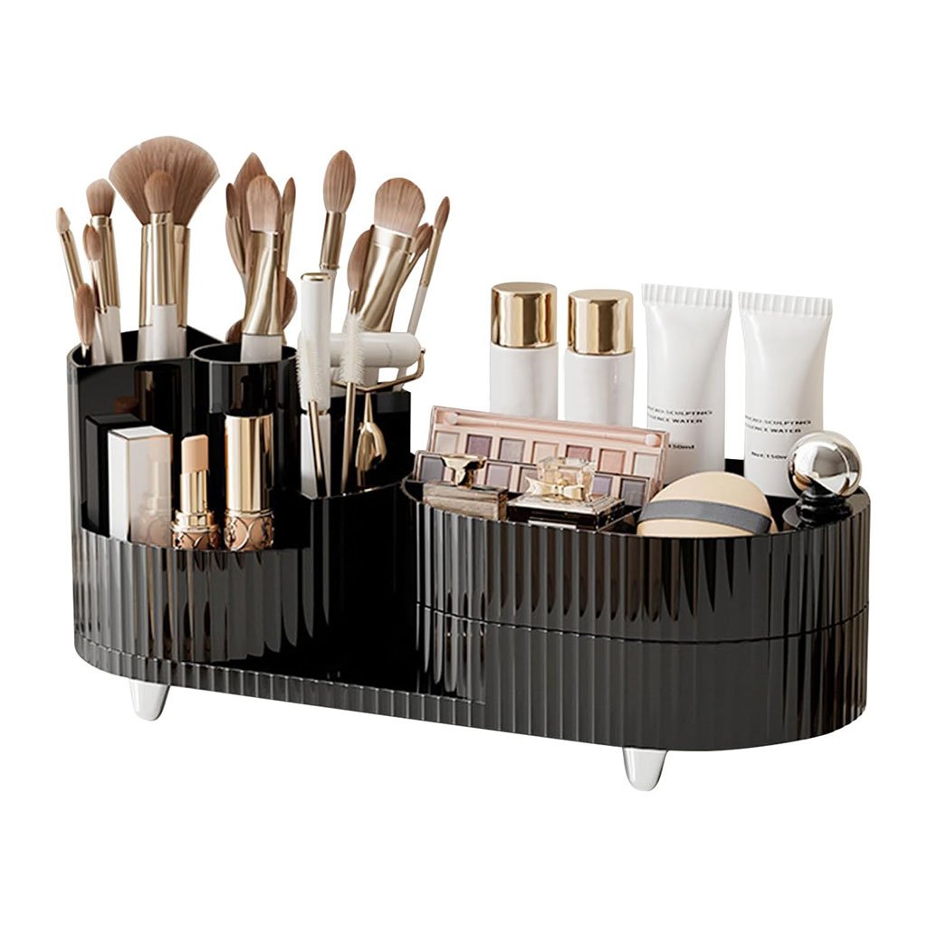 Organisateur de Maquillage Rotatif 360° – Rangement élégant et pratique