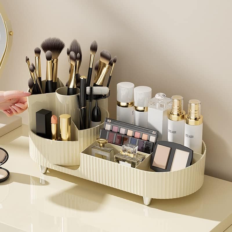 Organisateur de Maquillage Rotatif 360° – Rangement élégant et pratique