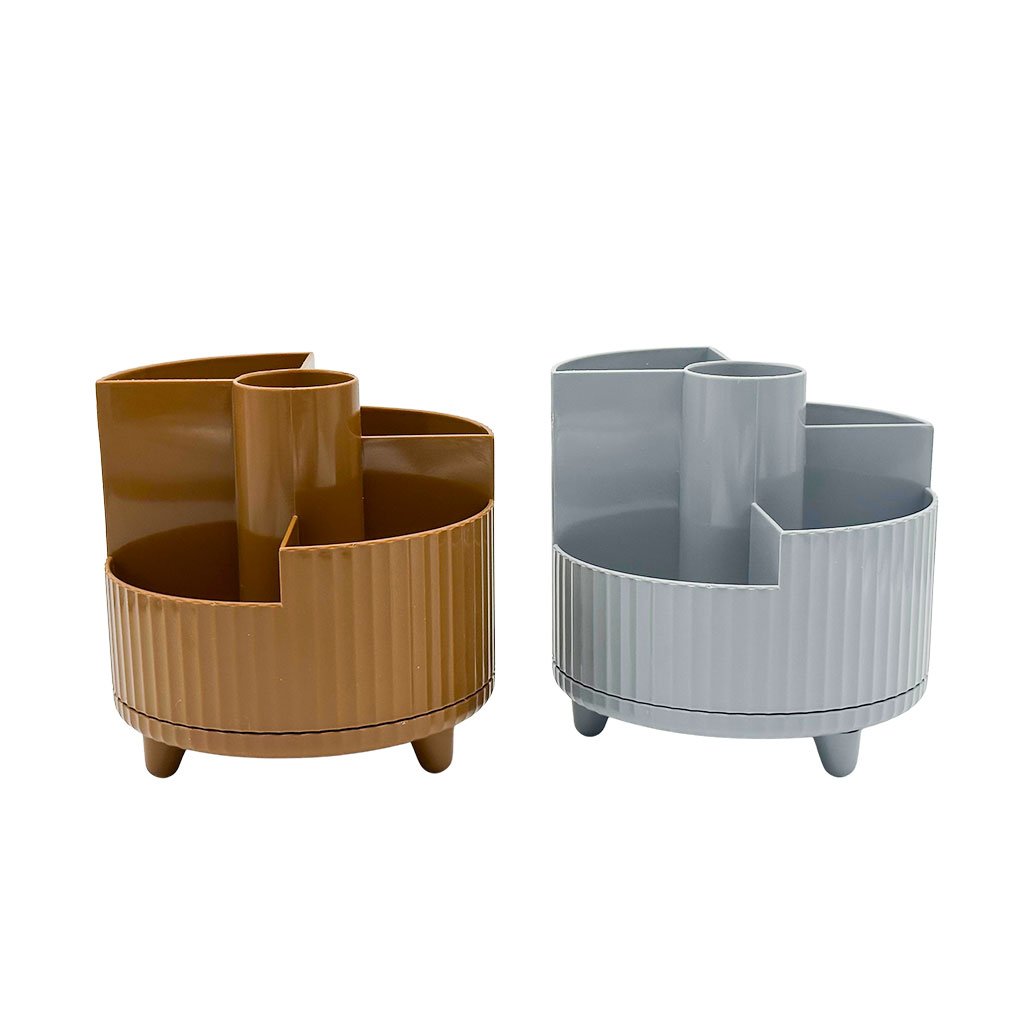 Organisateur de Pinceaux Rotatif 360° – Support élégant pour maquillage et bureau