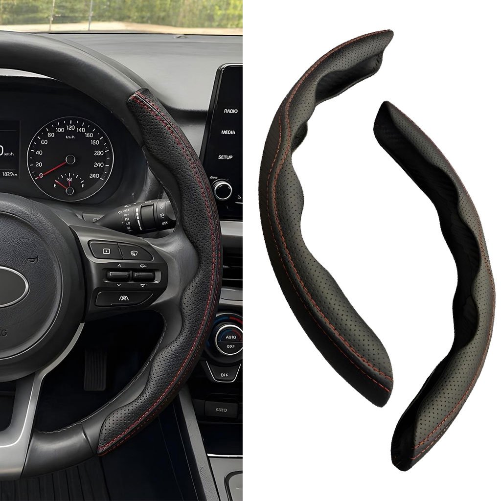 Protections de Volant Sportives en Simili Cuir 2Pcs – Couvre volant sportif
