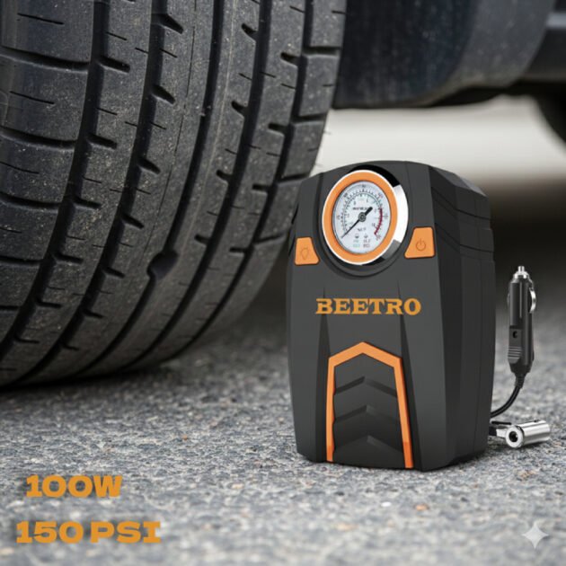 Compresseur de Voiture BEETRO 150 PSI – Pompe à Air Portable Haute Performance