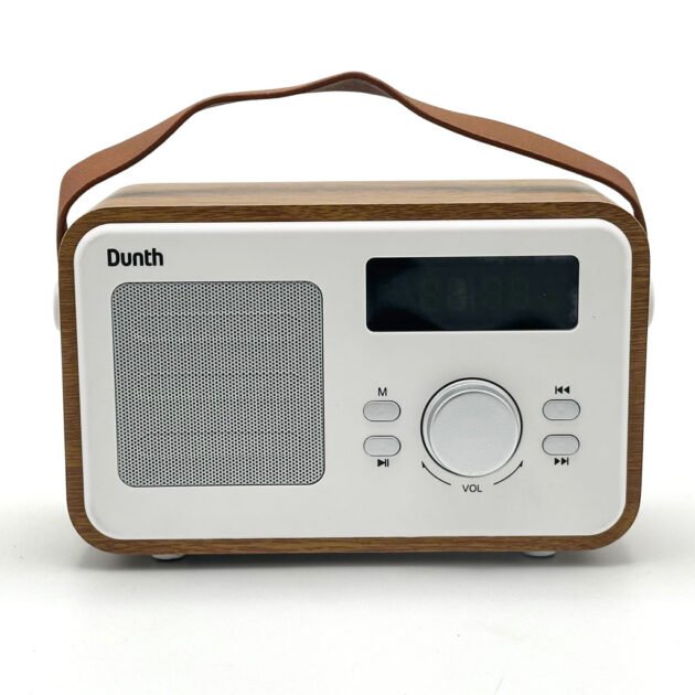 Haut-parleur et Radio Portable Dunth Bluetooth V5.0 – Son Puissant et Design Classique