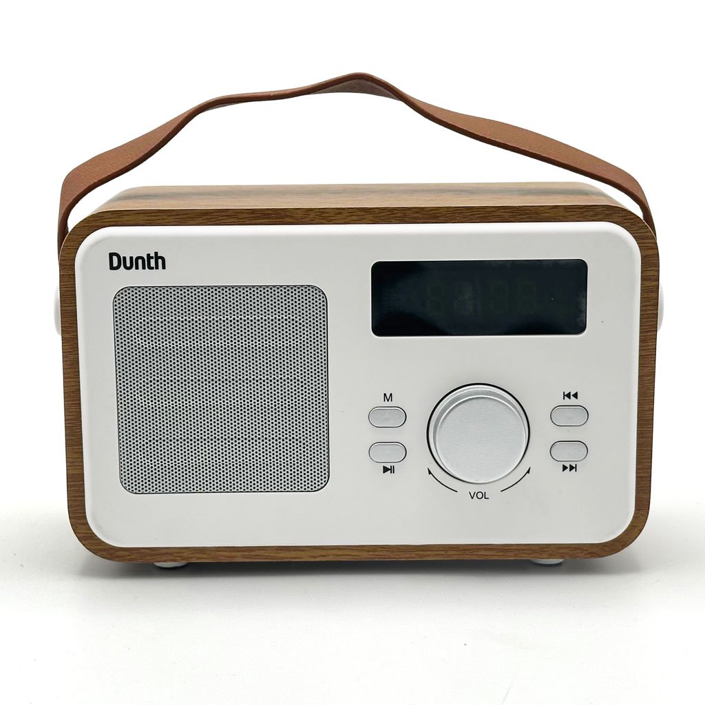 Haut-parleur et Radio Portable Dunth Bluetooth V5.0 – Son Puissant et Design Classique