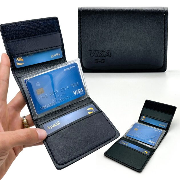 Porte-Cartes et Documents en Simili Cuir Édition Visa-BO – Élégance Compacte et Pratique