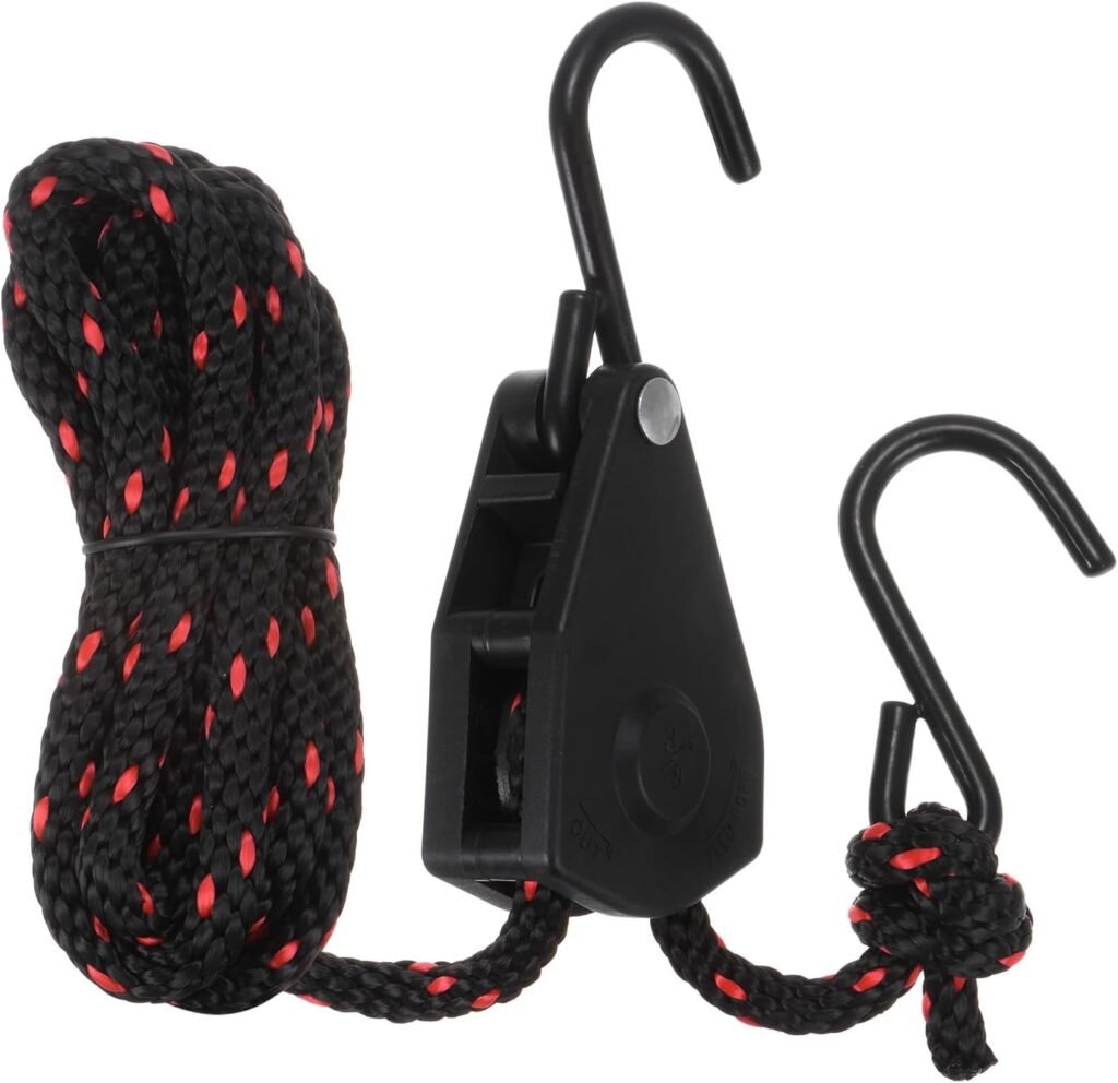 Corde à Cliquet à Poulie Robuste Multi-Usages – Capacité de Levage 250Kg