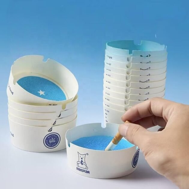 Cendrier Jetable Magique Anti-Odeur et Fumée Pack 25 PCS  – Propreté et Fraîcheur Instantanées