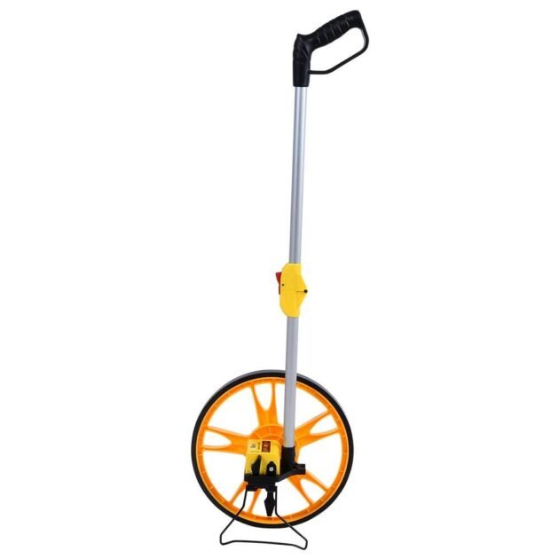 Roue de Mesure de Distance Aluminium et TPR – Précision Professionnelle pour Chantier, Topographie et Travaux Extérieurs