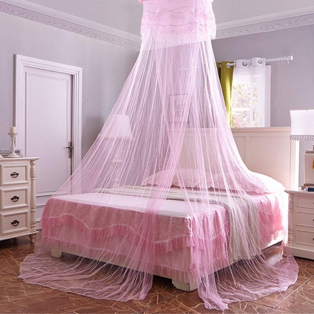 Moustiquaire de Lit Suspendue Au Plafond – Protection Élégante, Romantique et Anti-Moustiques