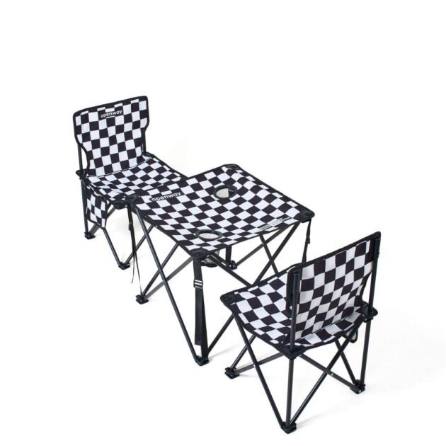Ensemble de Camping Pliable Table et 2 Chaises Portables – Set Outdoor Compact