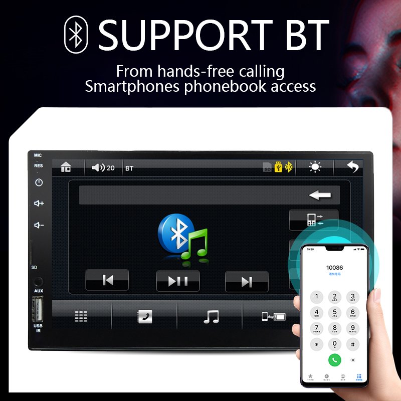 Autoradio 7” CarPlay & Android Auto