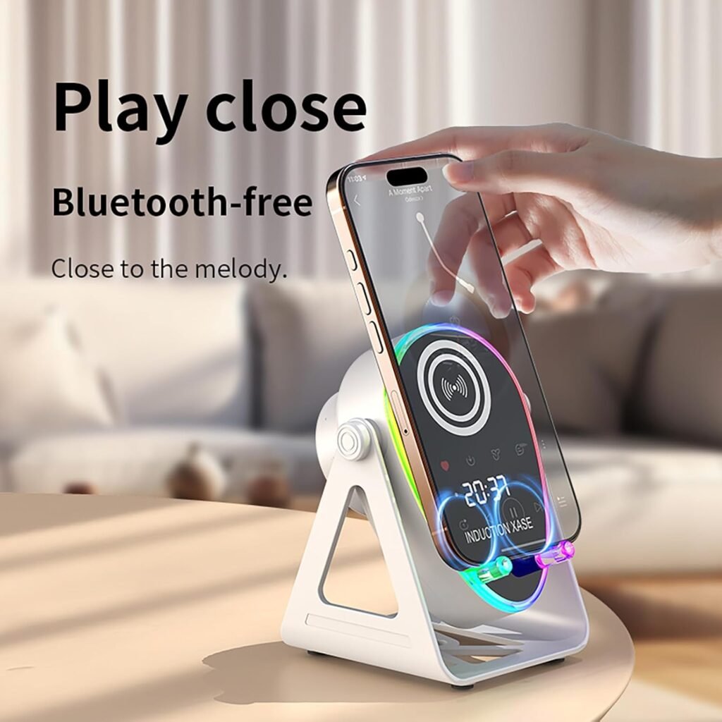 Support Téléphone RGB avec Haut-Parleur
