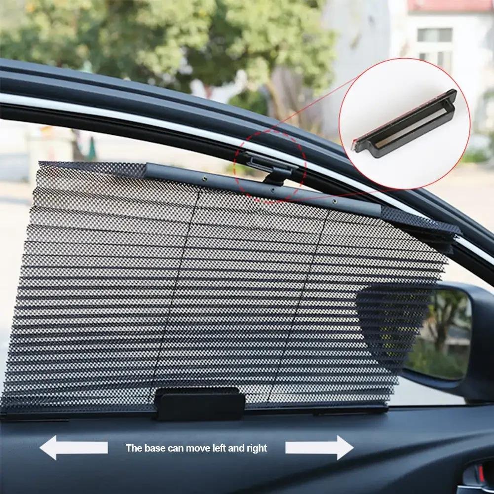 Rideau Pare-Soleil Rétractable pour Vitres de Voiture – Protection UV & Intimité Optimale