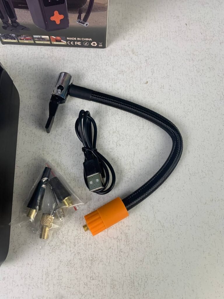 Gonfleur de Pneus Portable Sans Fil MK-330 – Puissance et sécurité à portée de main