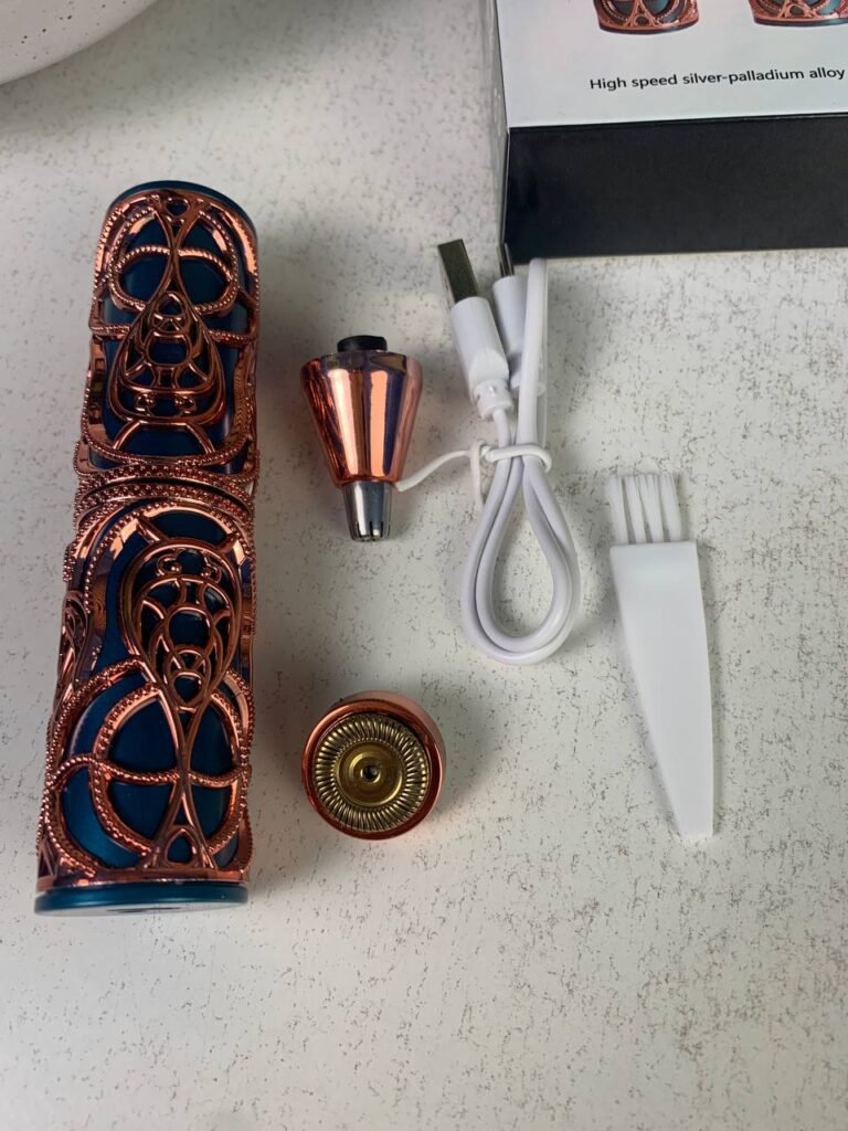 Épilateur Facial et Sourcils Rechargeable 3-en-1 – Soin précis et douceur au quotidien