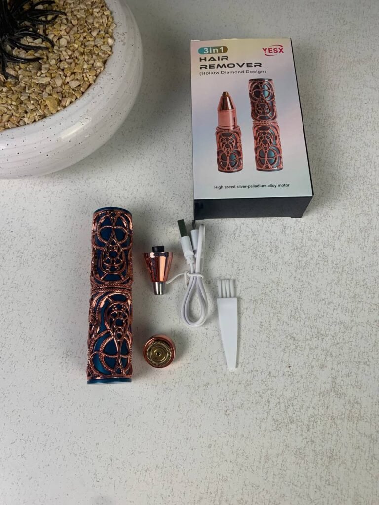 Épilateur Facial et Sourcils Rechargeable 3-en-1 – Soin précis et douceur au quotidien