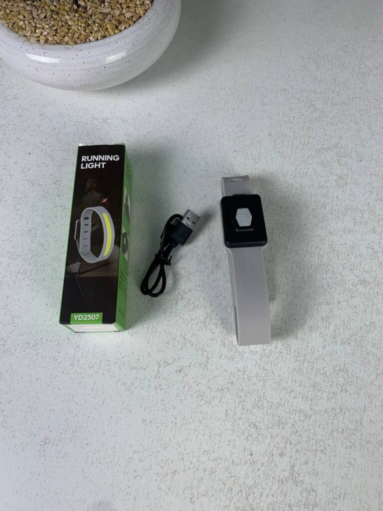 Brassard Lumineux LED Rechargeable – Sécurité et visibilité pour vos activités nocturnes