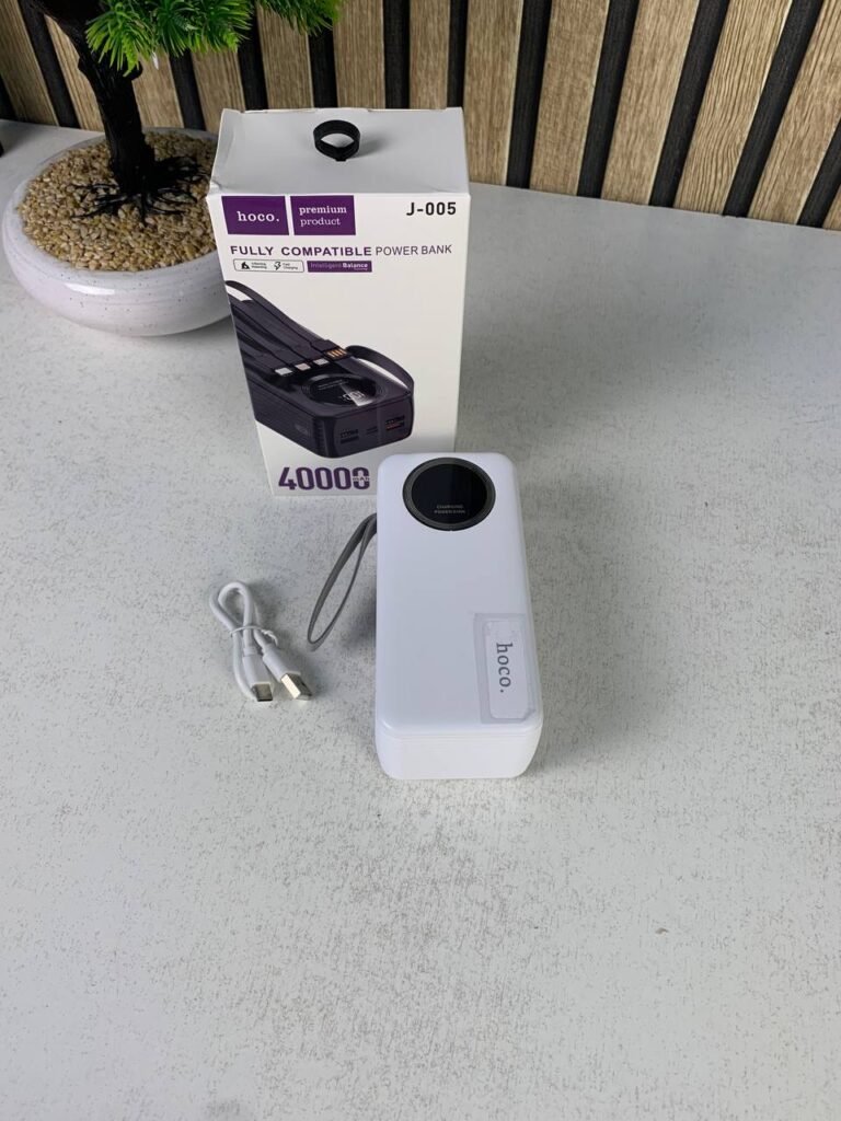 Power Bank Hoco J-005 Premium 40000mAh – Énergie maximale partout avec vous