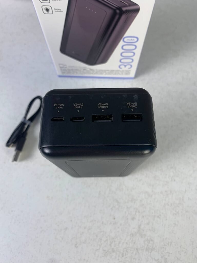 Power Bank Hoco J165B 30000mAh – Énergie massive pour tous vos appareils