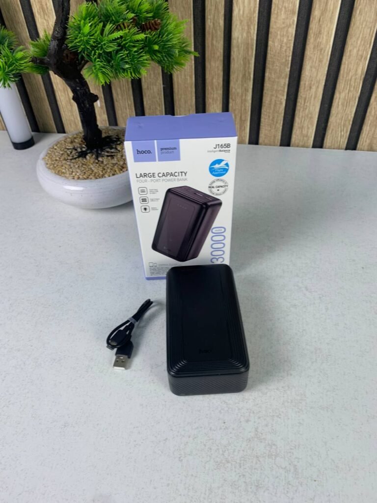 Power Bank Hoco J165B 30000mAh – Énergie massive pour tous vos appareils
