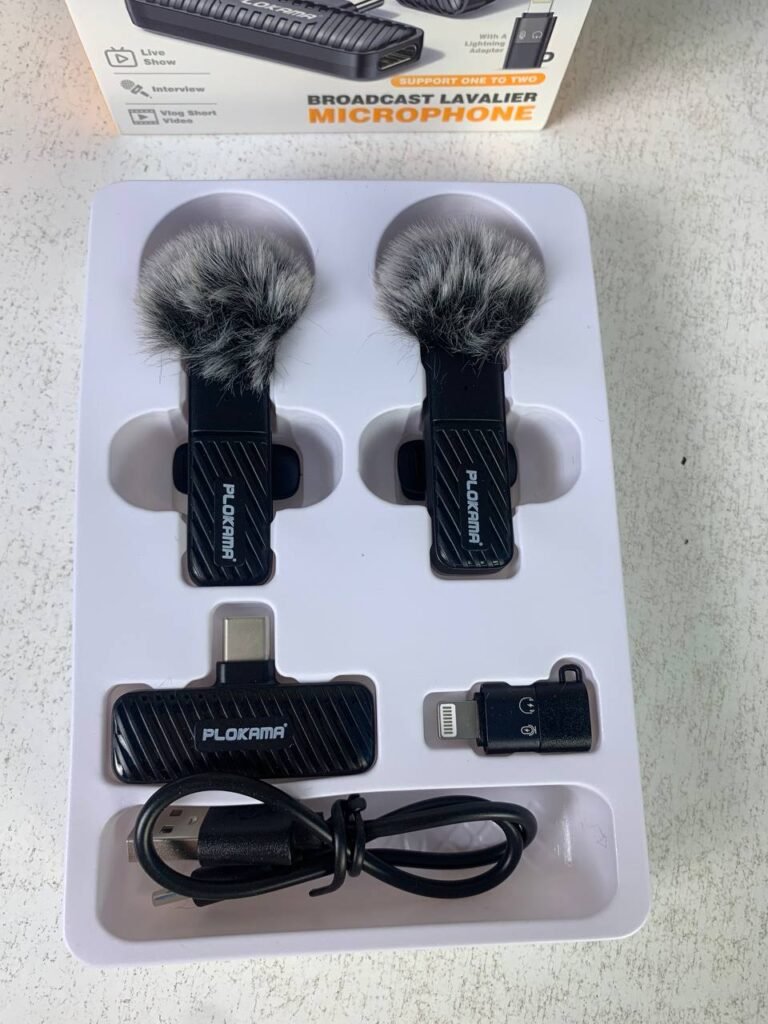 Microphone Cravate Sans Fil Plokama VM-20 – Un son professionnel sans limites
