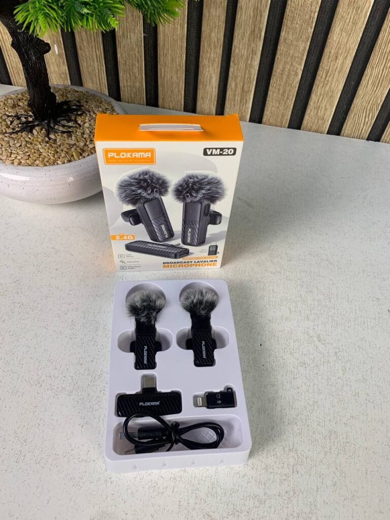 Microphone Cravate Sans Fil Plokama VM-20 – Un son professionnel sans limites