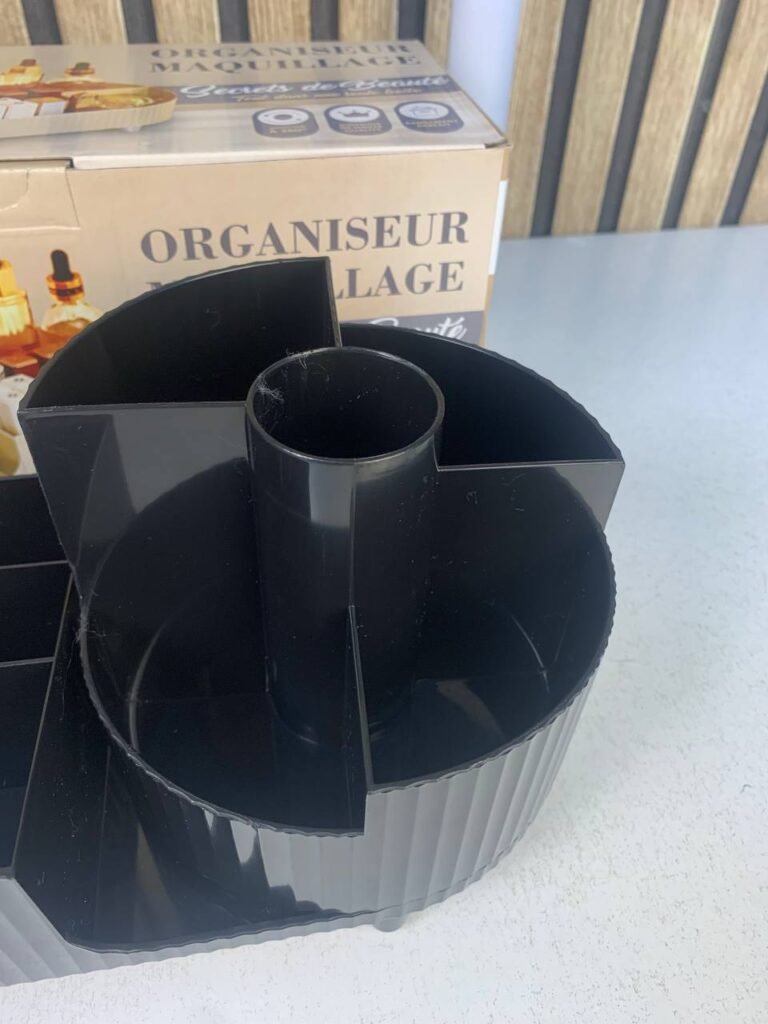 Organisateur de Maquillage Rotatif 360° – Rangement élégant et pratique