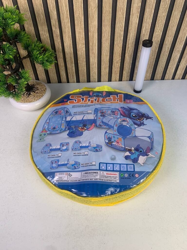 Tente de Jeu et Tunnel 3-en-1 pour Enfants – Aire de jeu complète et amusante