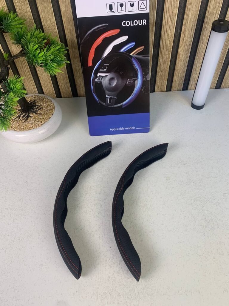 Protections de Volant Sportives en Simili Cuir 2Pcs – Couvre volant sportif