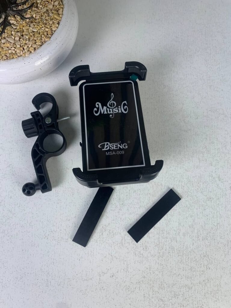 Support Téléphone avec Haut-parleur Bluetooth et Charge Sans Fil