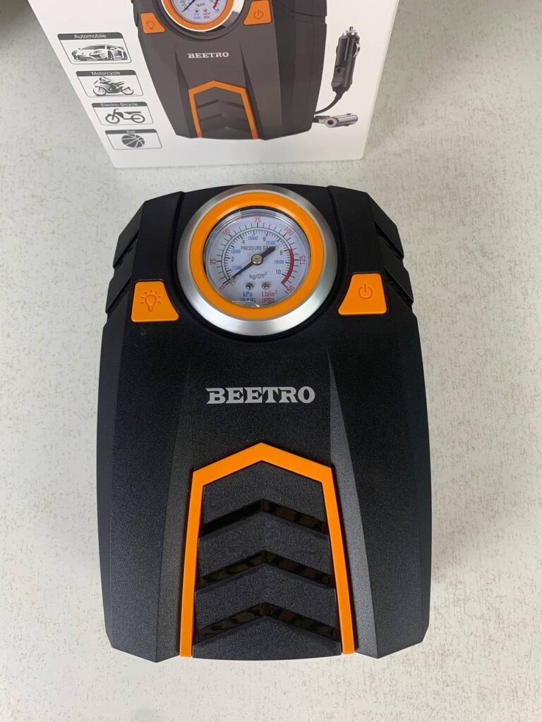 Compresseur de Voiture BEETRO 150 PSI – Pompe à Air Portable Haute Performance
